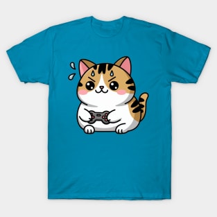 Chubby Cat Gaming Mode: ON T-Shirt